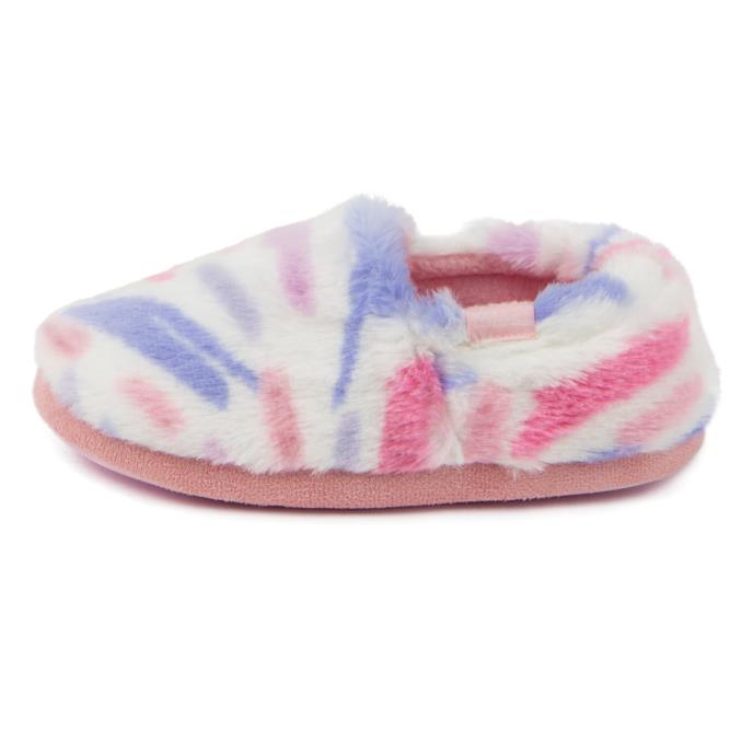 totes toasties® Girls Short Full Back Slippers Multi Extra Image 4